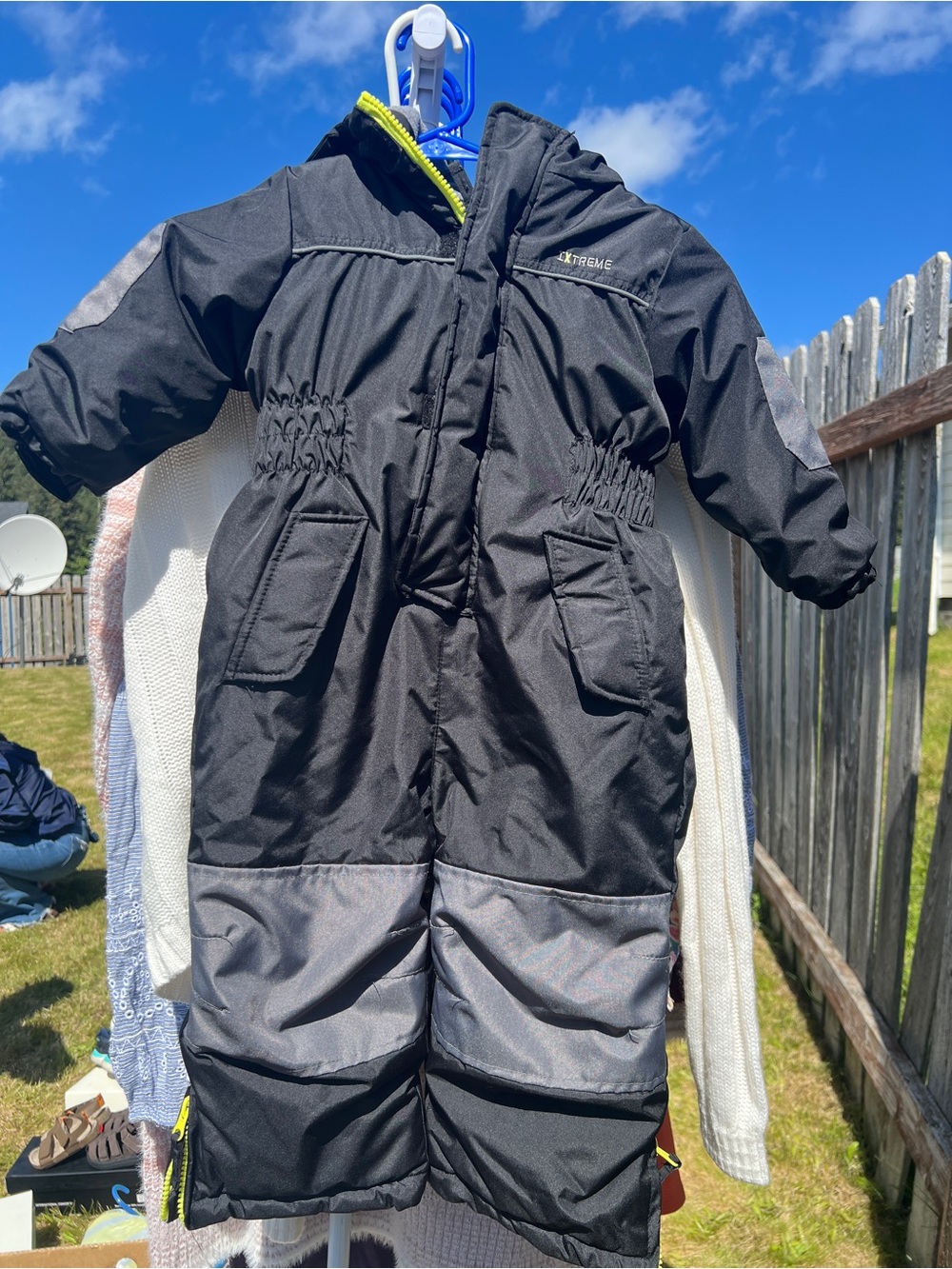 Ixtreme Toddler 2T Black/Gray Snowsuit